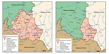 Grand-Duché de Luxembourg en 1815 et après 1839