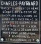 Plaque en hommage à Charles Paygnard